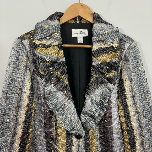Joseph Ribkoff Multicolor Textured Jacket - Picture 2 of 13
